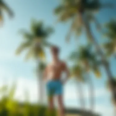 Magnificent Exploring the Intersection of Men's Swim Trunks and Palm Trees Magnificent Exploring the Intersection of Men's Swim Trunks and Palm Trees