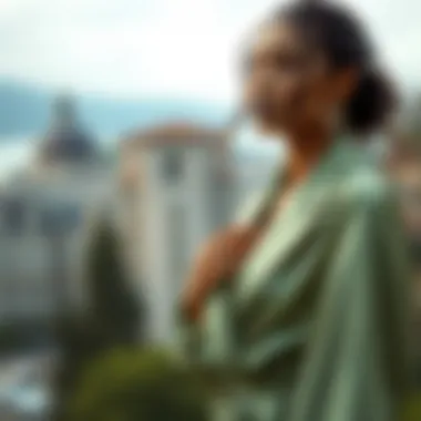 Magnificent Exploring the Sage Green Satin Robe: A Study in Elegance and Versatility