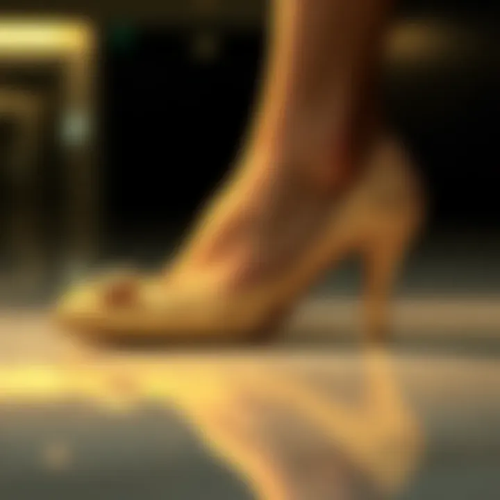 Magnificent The Allure of Gold Glitter Shoes for Women Magnificent The Allure of Gold Glitter Shoes for Women