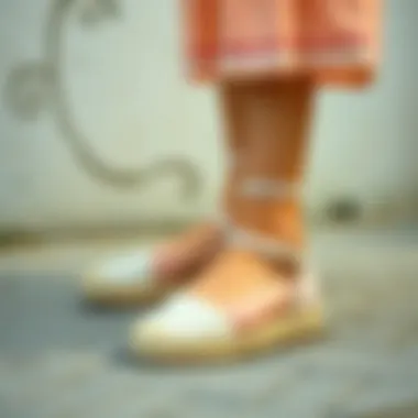 Cultural Significance of Ankle Strap Espadrille Flats Cultural significance of espadrille flats illustrated through traditional and modern contexts