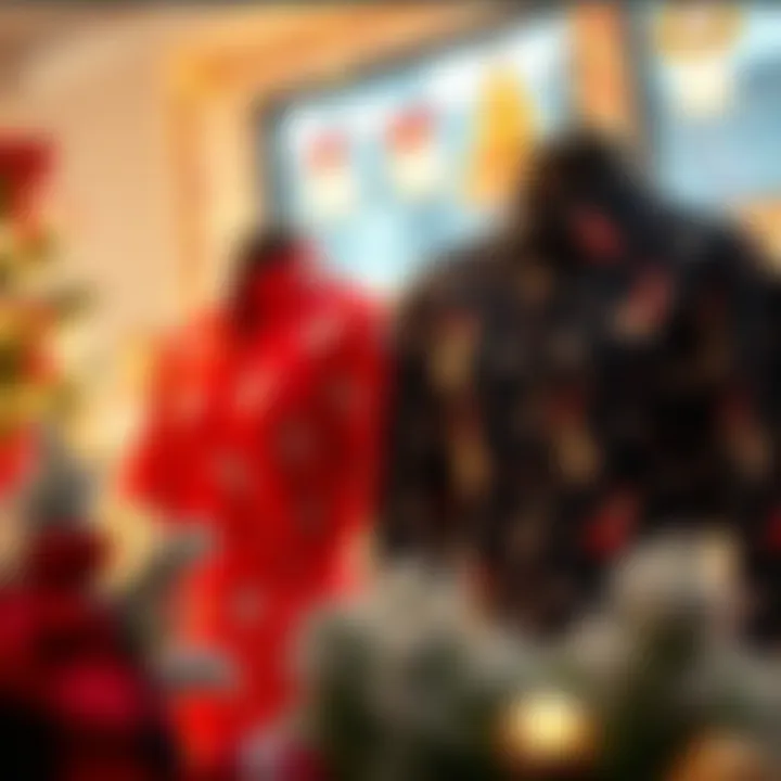 A collection of modern Christmas shirts reflecting current fashion trends