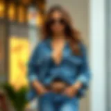 Stylish denim ensemble showcasing modern trends in fashion.