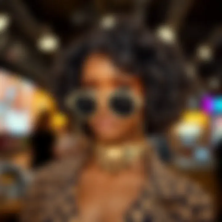 Fashion-Forward Styling with Crochet Wigs A stylish individual flaunting a beautifully styled crochet wig in a fashion-forward setting