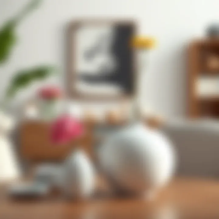 The Versatility of White Round Vases in Diverse Interiors A white round vase showcasing its versatility in various decor styles