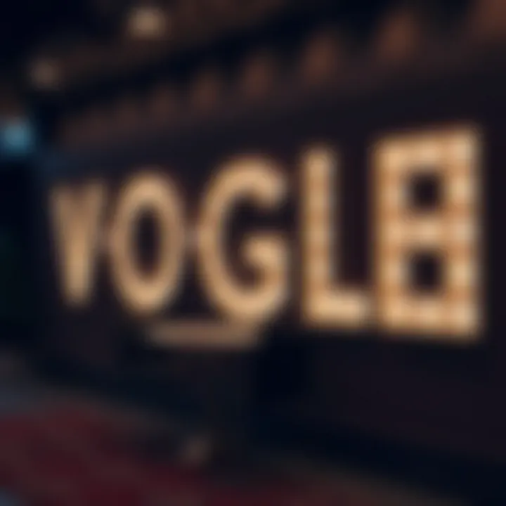 Artistic Branding with LED Letters Artistic arrangement of LED letters used for branding