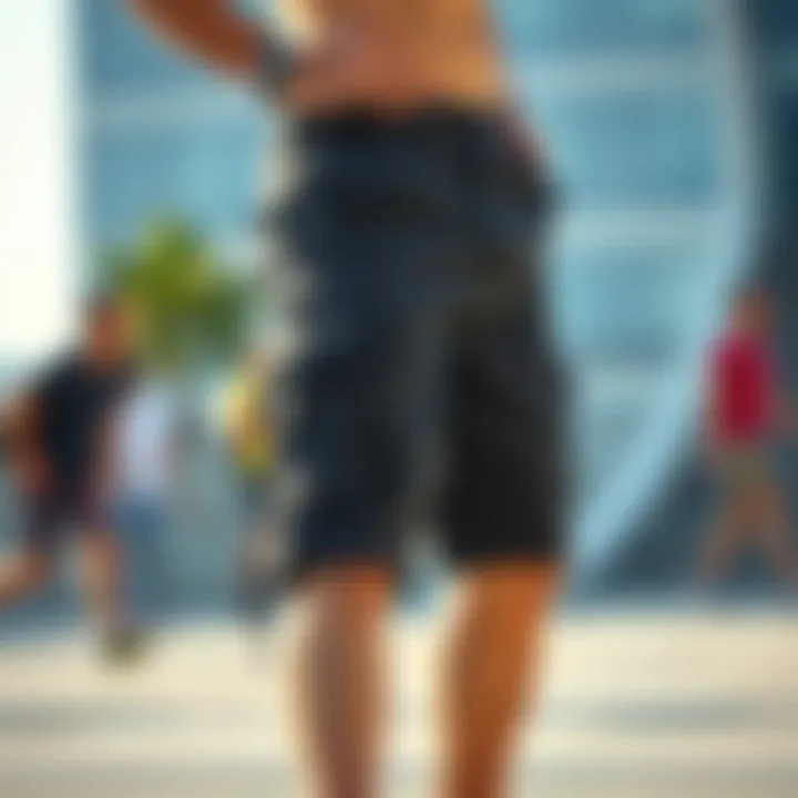 Innovative Pocket Design in Modern Cargo Shorts Innovative pocket design in cargo shorts