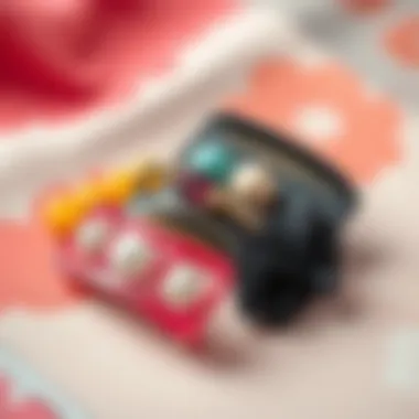 Materials Behind Dent-Free Hair Clips Different materials used in dent-free hair clips showcased on a stylish background.