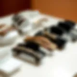 A close-up view of a variety of dent-free hair clips displayed elegantly.