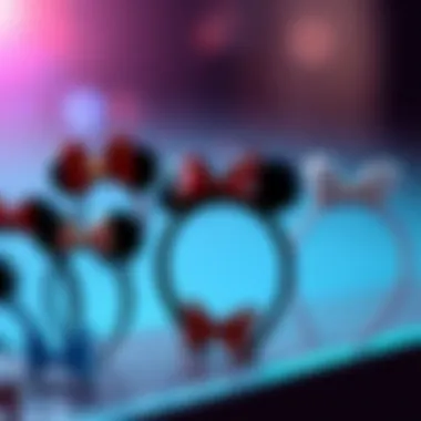 Evolution of Disney Headband Designs A selection of Disney headbands representing different decades of design evolution
