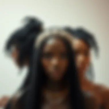 Cultural Significance of Goddess Locs Lace Front Wigs Aesthetic arrangement of goddess locs lace front wigs highlighting cultural significance