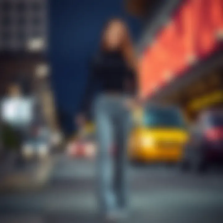 Chic Styling with Grey Bootcut Yoga Pants Fashionable outfit featuring grey bootcut yoga pants styled with a chic top