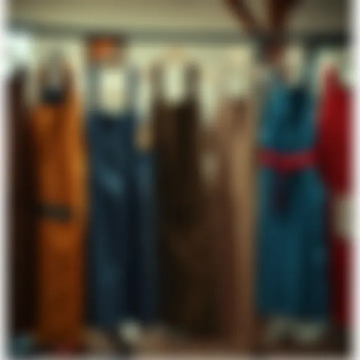 Variety of Apron Styles Selection of different apron styles on display