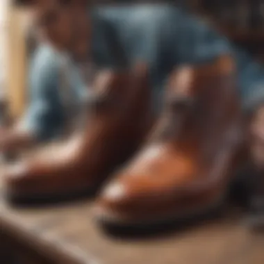 Artisan Craftsmanship in Shoe Making Craftsmanship in shoe making