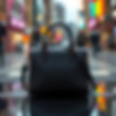 Chic mini double handle satchel showcasing its elegant design.