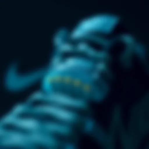 Close-up view of Nike Air cushioning technology showcasing its innovative design