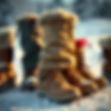 Variety of Overshoe Options A variety of overshoe options for winter wear