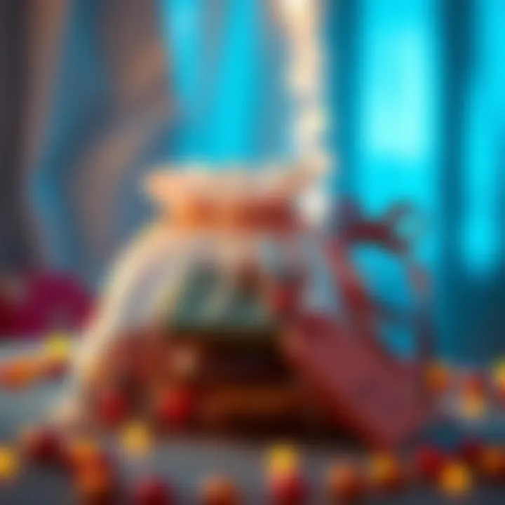 Customized mesh bags showcasing unique designs for gifting