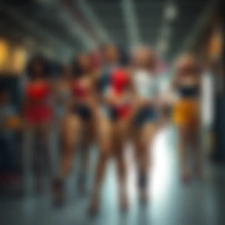 Inclusivity in Fashion: Celebrating Diversity with Harley Quinn Shorts Diverse models showcasing Harley Quinn shorts in various settings