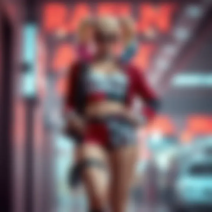 Accessorizing Harley Quinn Shorts: A Fashion Forward Approach A creative pairing of Harley Quinn shorts with accessories