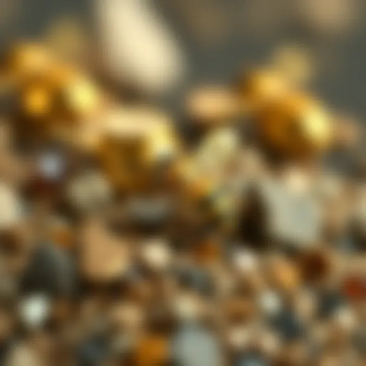 Materials Behind Bee Nail Charms A detailed look at the materials used in crafting bee nail charms.