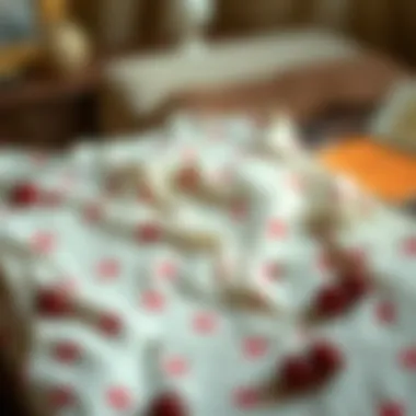 Styling Cherry Pajama Sets Styling tips for cherry pajama sets laid out attractively.