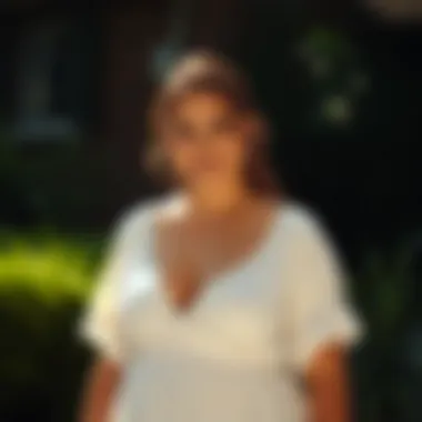 Exploring the Allure of the Simple White Dress for Plus-Size Women Summary