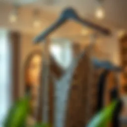 Elegant cheetah print cami displayed on a stylish hanger