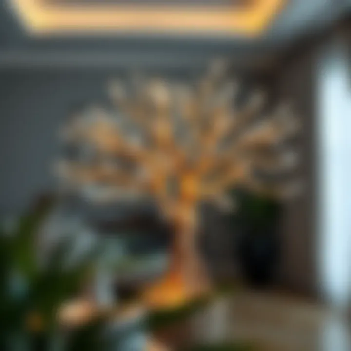 Crystal Tree as Home Decor A beautifully arranged Crystal Tree of Life displayed as home decor