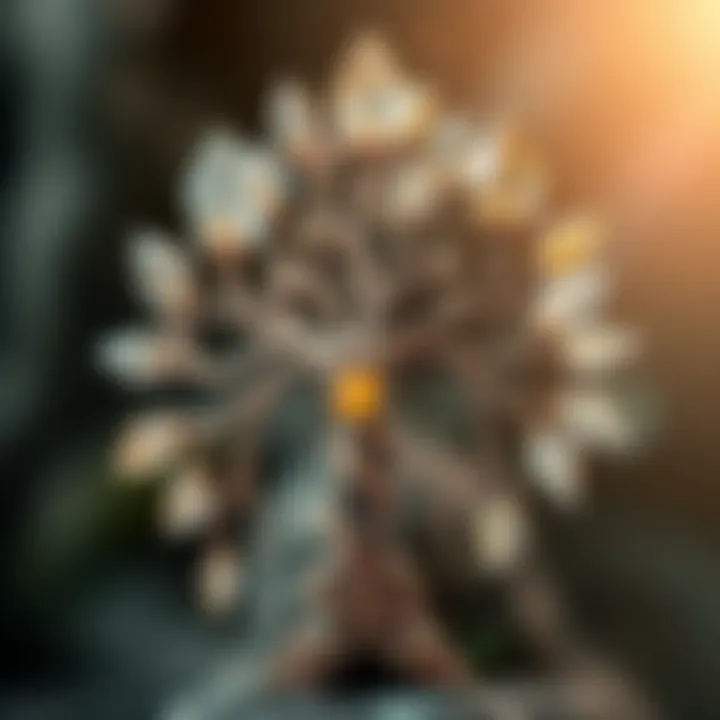 Intricate Design of the Crystal Tree A close-up of the intricate design of a Crystal Tree of Life