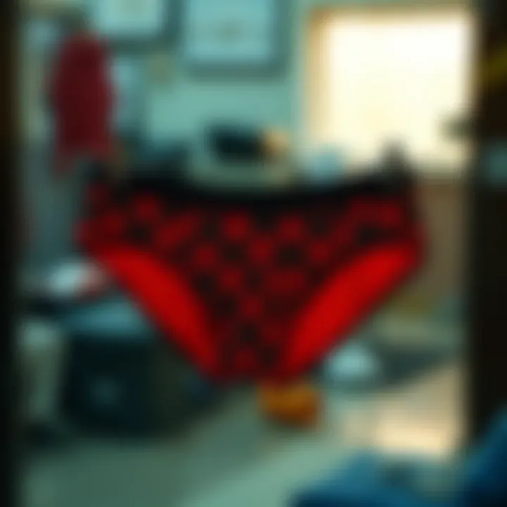 Showcasing sustainable practices in the creation of custom underwear.