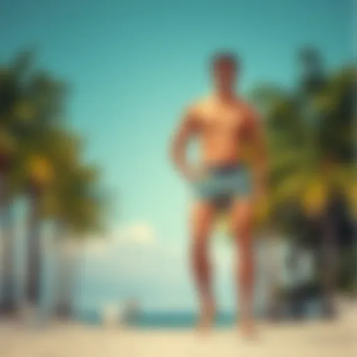 Exploring the Intersection of Men's Swim Trunks and Palm Trees Introduction