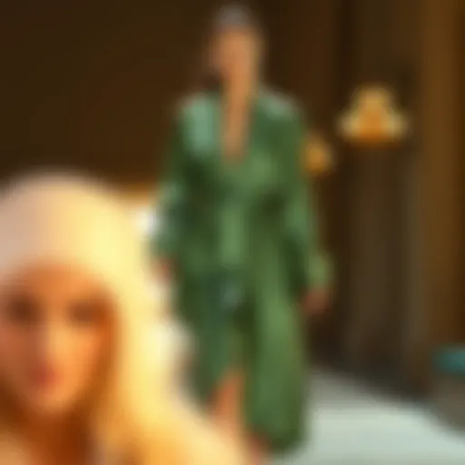Exploring the Sage Green Satin Robe: A Study in Elegance and Versatility Introduction