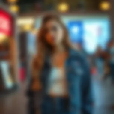 Styling Options for Star Patch Jeans Model showcasing various styling options for star patch jeans