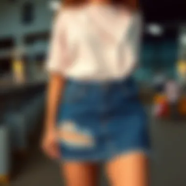 Sustainable Practices in Denim Fashion Sustainable denim production showcasing eco-friendly practices.