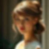 Elegant hairstyle inspired by Virgo traits