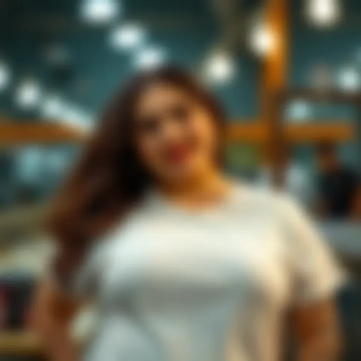 Sustainable production practices for plus size crew neck shirts