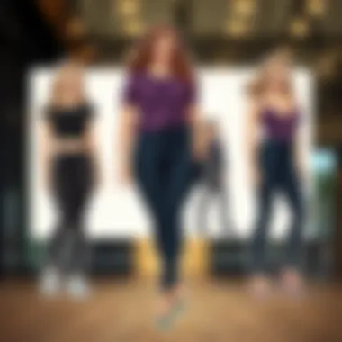 Finding the Perfect Fit for Your Body Type Illustration of body shapes and suitable skinny pant fits