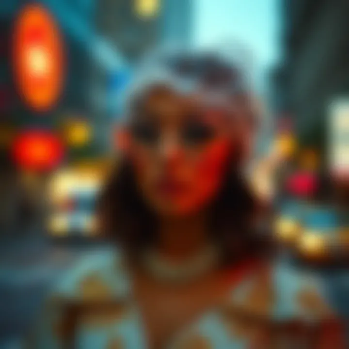 Trendsetting Fashion with Clear Shower Caps Fashionable look incorporating clear shower caps as a trendy accessory.