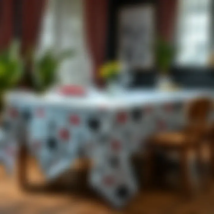 Custom Graduation Theme Tablecloth Custom-designed tablecloth featuring graduation themes