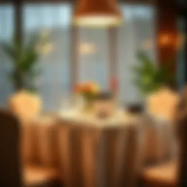 Stylish Graduation Table Setting Elegant graduation table setting showcasing a stylish tablecloth