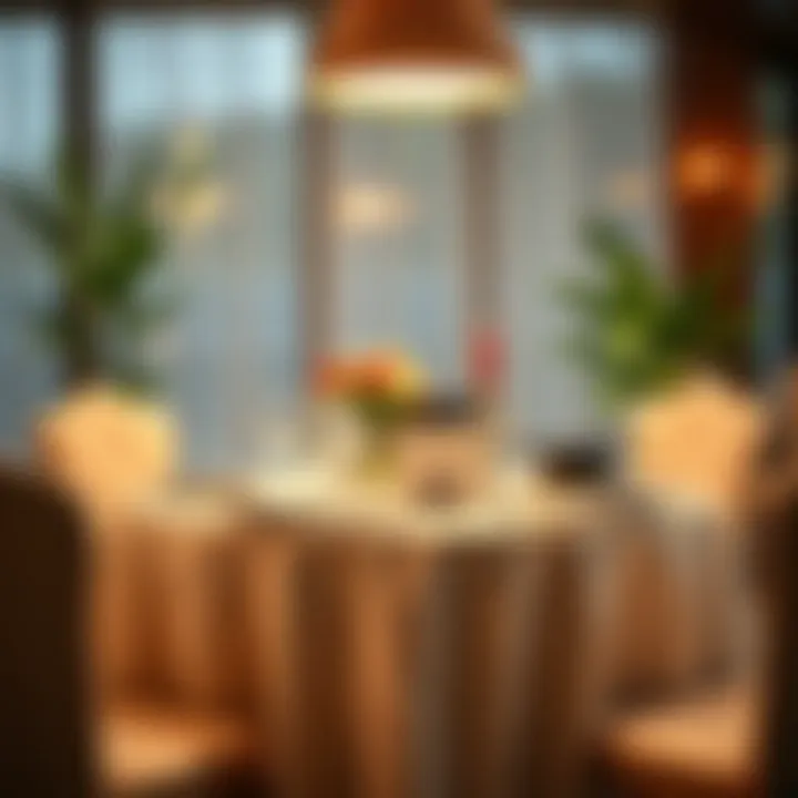 Stylish Graduation Table Setting Elegant graduation table setting showcasing a stylish tablecloth