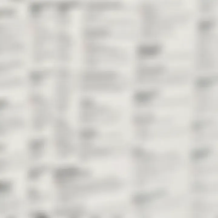 Ingredients Transparency in Skincare An array of transparent ingredient lists highlighting ingredient transparency