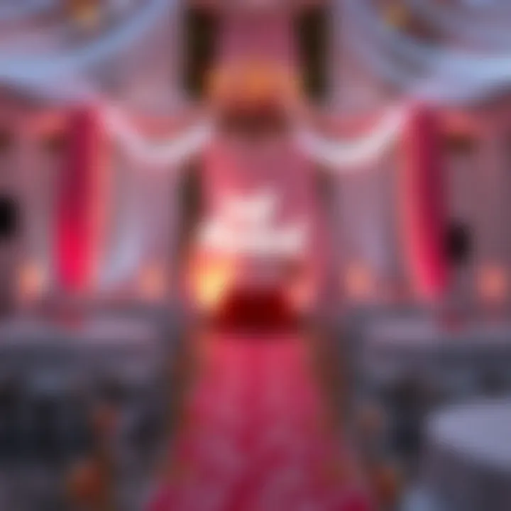 Creative venue decoration featuring Just Married decals