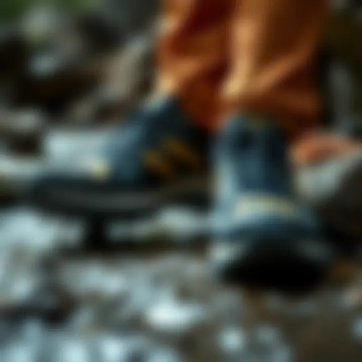 High-performance materials showcasing water resistance