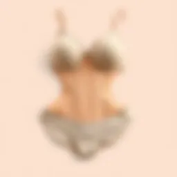 Post-surgical shapewear on a neutral background