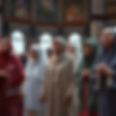 Cultural Diversity in Prayer Wear Diverse styles of prayer garments from various cultures