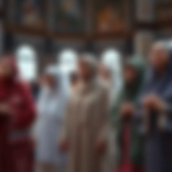 Cultural Diversity in Prayer Wear Diverse styles of prayer garments from various cultures