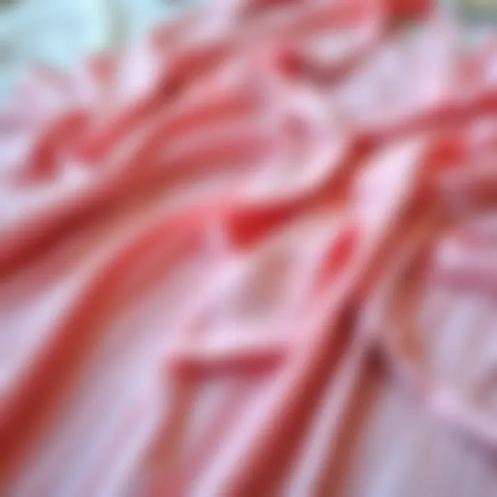 Unmatched Comfort of Ribbed Nightgowns Comfortable fabric of a ribbed nightgown laid flat