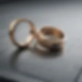 Elegant tracking ring displayed on a luxurious surface