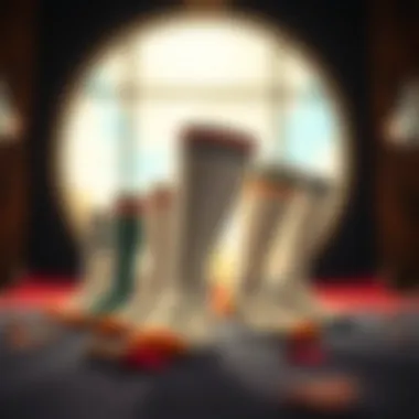 A historical depiction of sailor socks, illustrating their origins and evolution